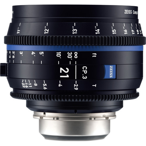 ZEISS CP.3 21mm T2.9 Compact Prime Lens (PL Mount, Meters)