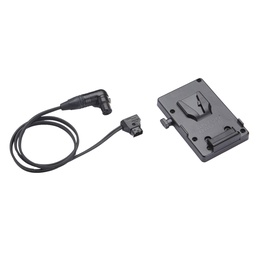 [900-3508] A/B V-Mount Battery Bracket with P-Tap to 3-pin XLR cable